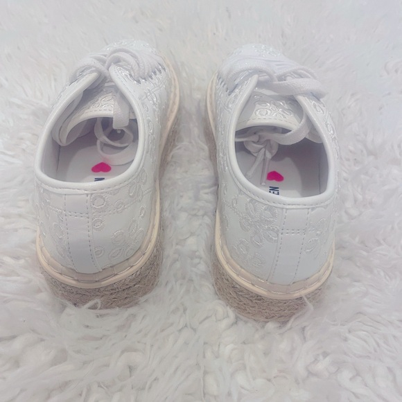 Steve Madden Summers Floral Platform Sneakers - Little Kid Size 3 - Picture 8 of 11